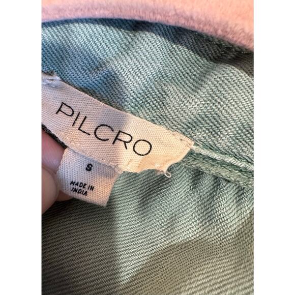 Anthropologie Pilcro Sleeveless Green Halter Swing Midi Dress Small - Picture 4 of 5